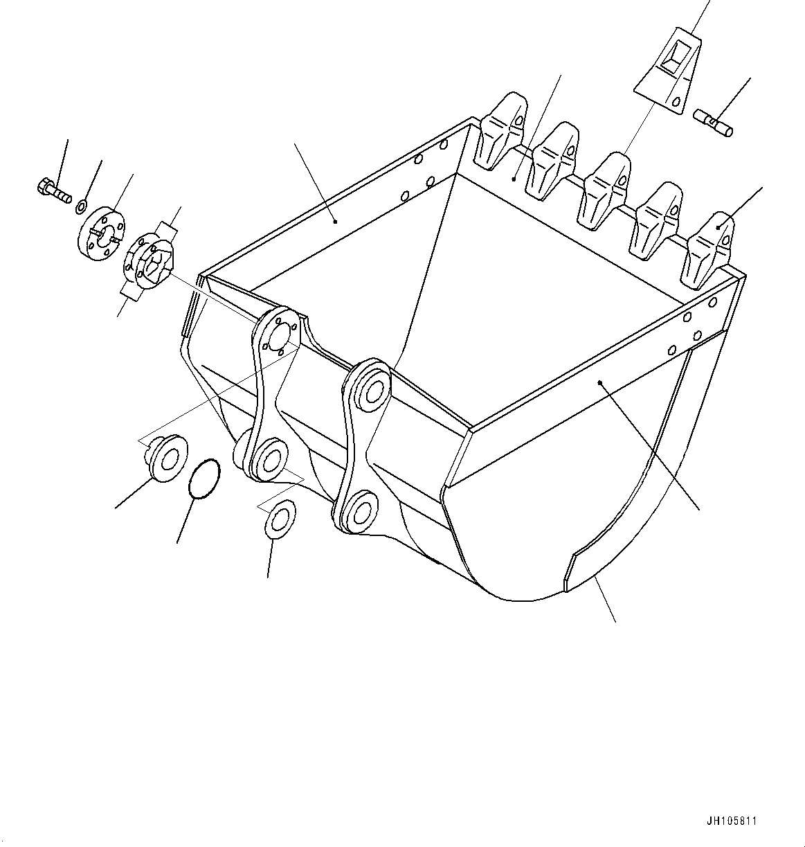 Пластина (сварная) 202-920-7141 KOMATSU