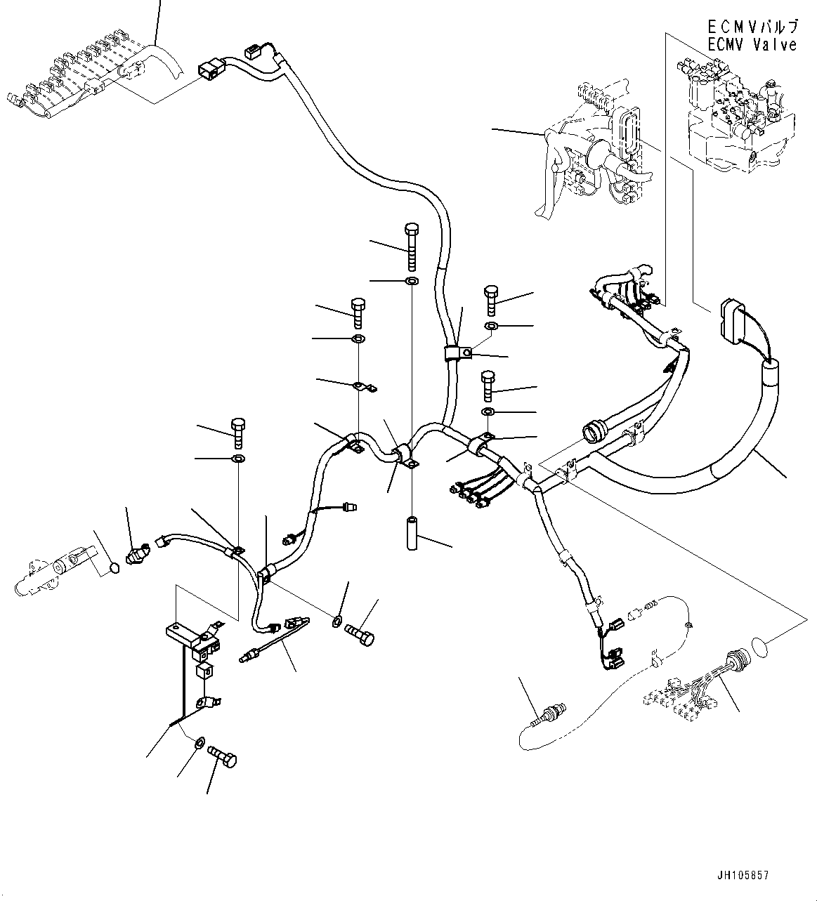 Жгут проводов 17A-06-63751 KOMATSU