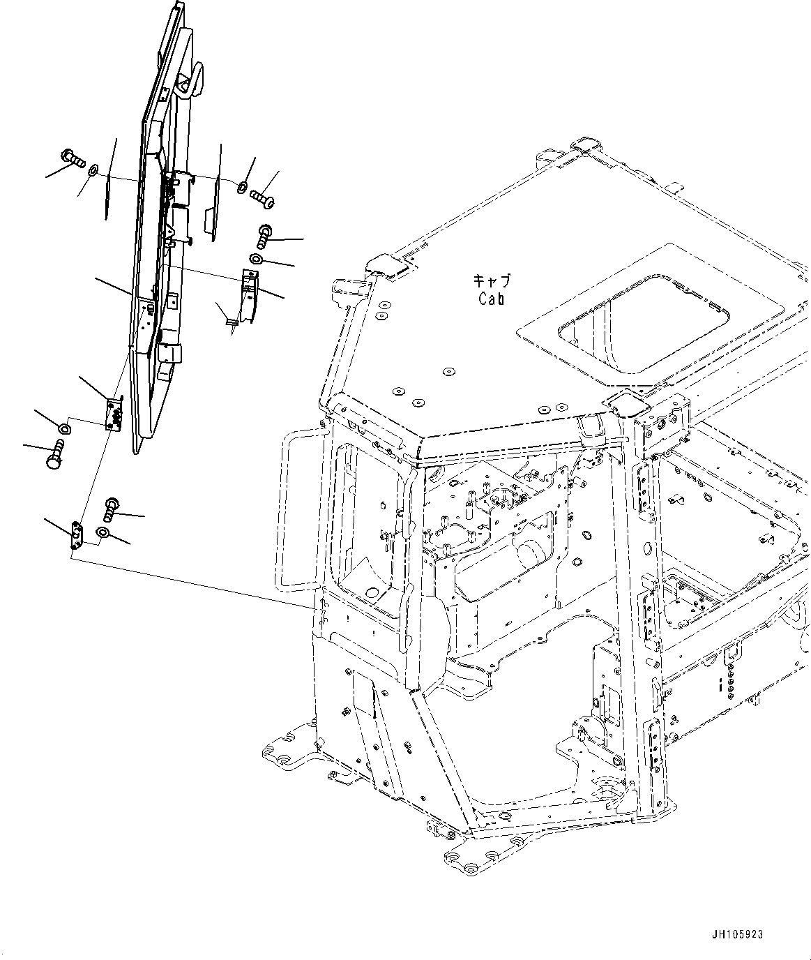 Пластина 17A-Z11-6860 KOMATSU
