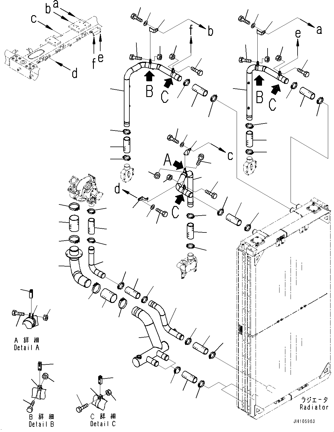 Хомут DM951-249-40 KOMATSU
