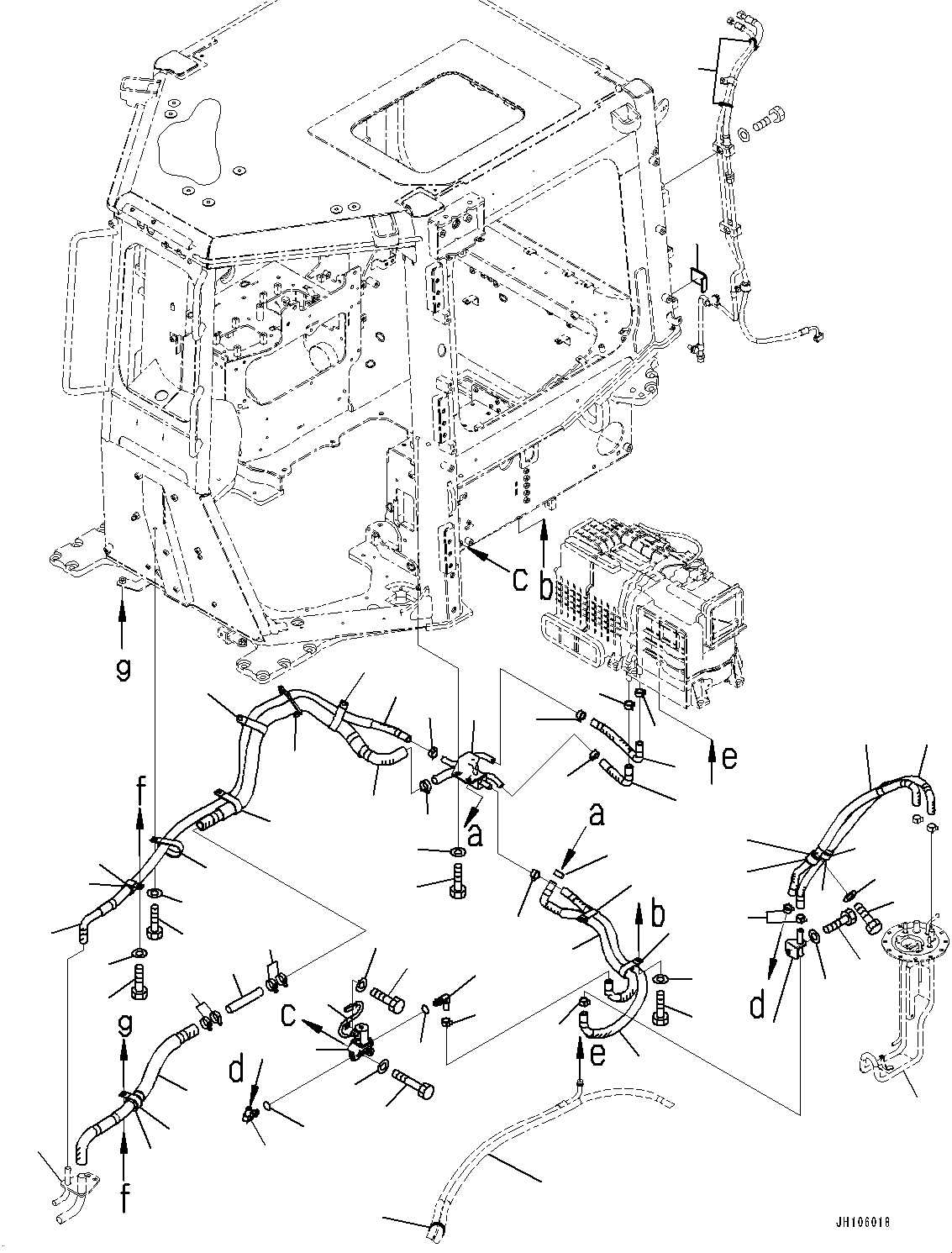 Bracket(Heater Piping) (17A-911-7510) KOMATSU