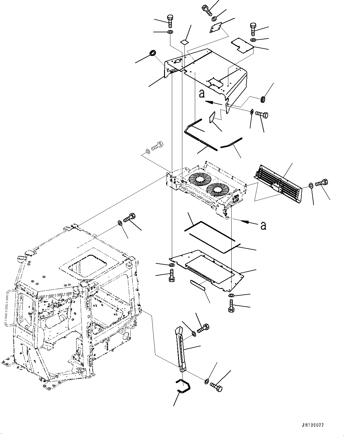 Крышка 17A-Z11-6780 KOMATSU