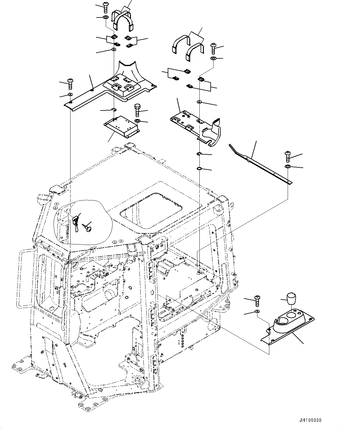 Крышка 17A-Z11-6590 KOMATSU