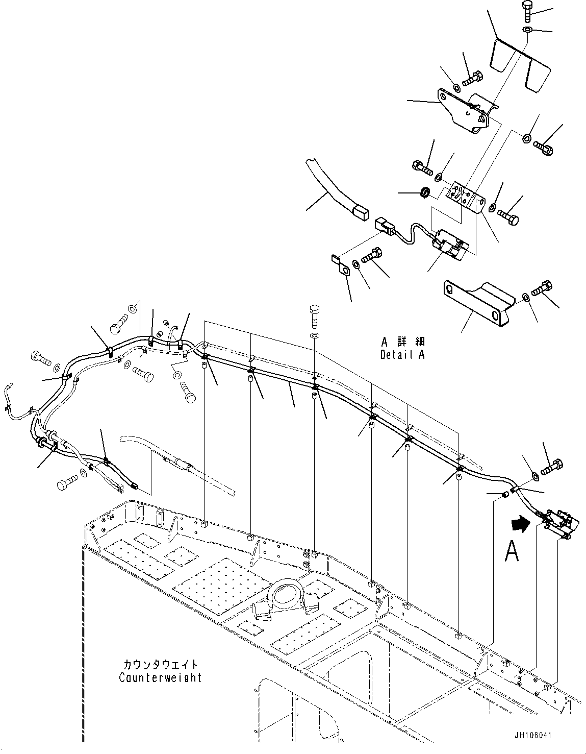 Жгут проводов 2A2-06-21191 KOMATSU