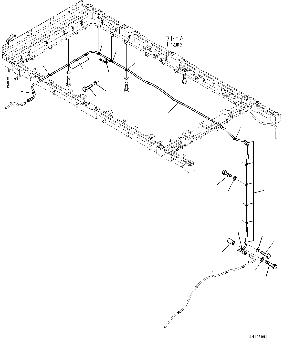 Жгут проводов 2A2-06-21173 KOMATSU