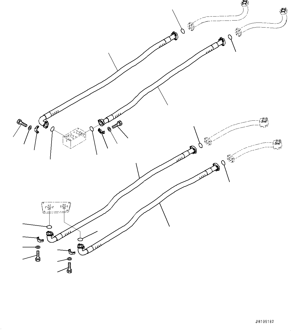 Шланг 07477-02024 KOMATSU