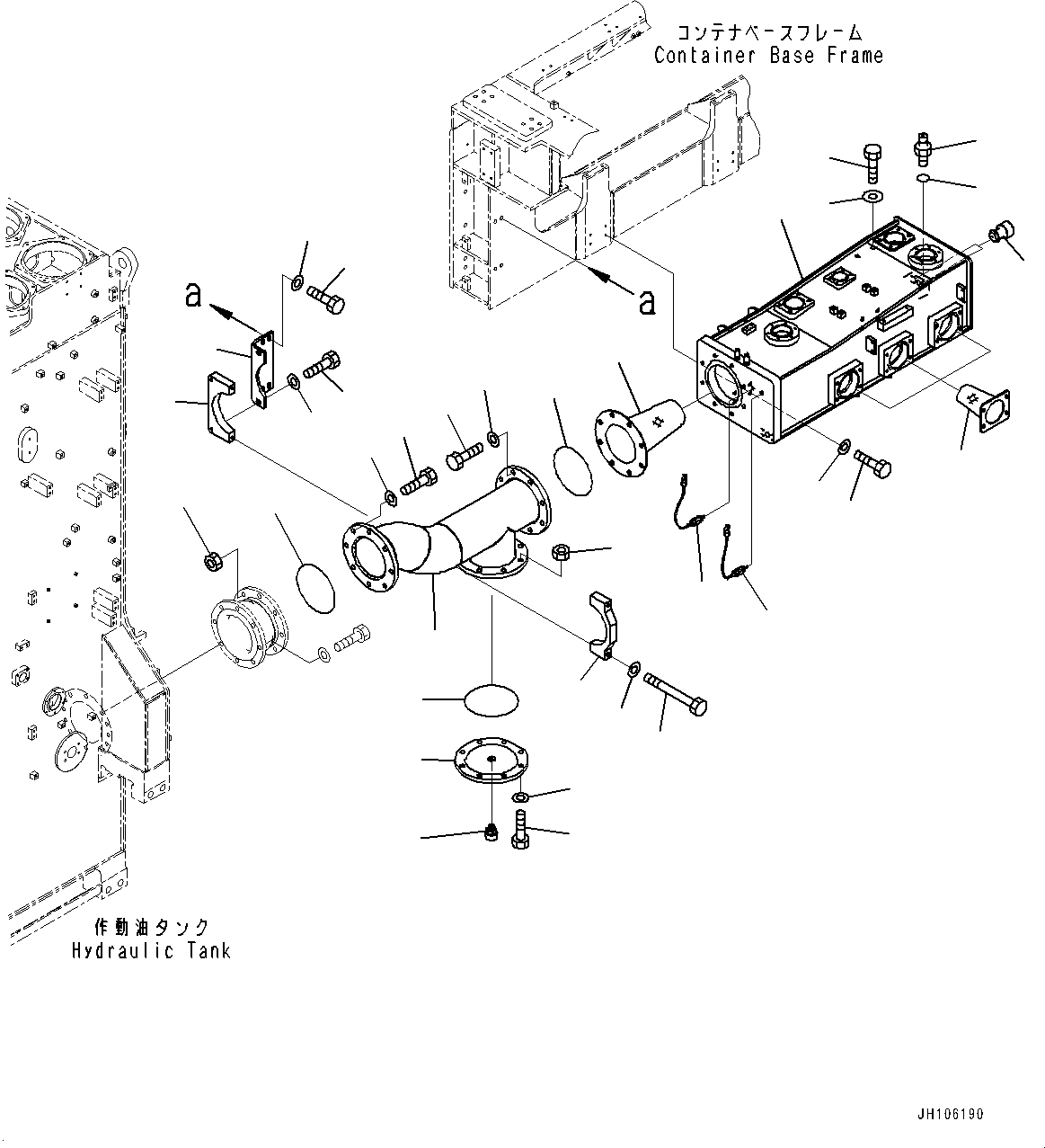 Фланец 2A2-62-23541 KOMATSU