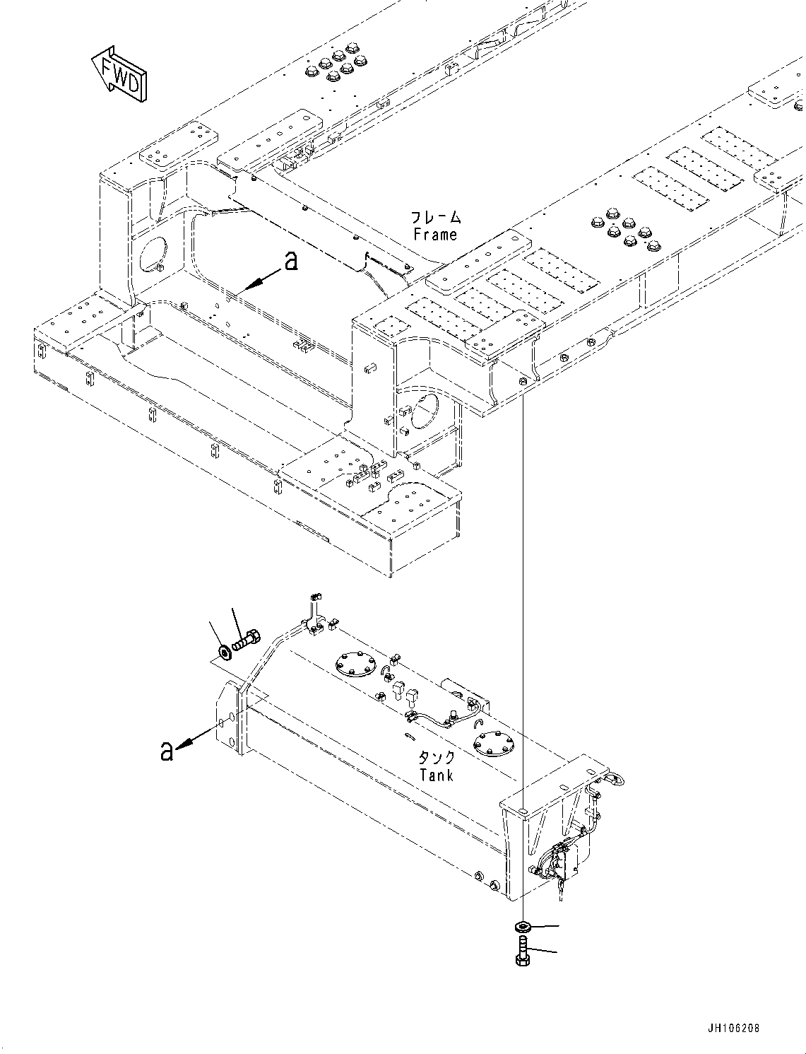 Упорное кольцо 58G-61-11520 KOMATSU