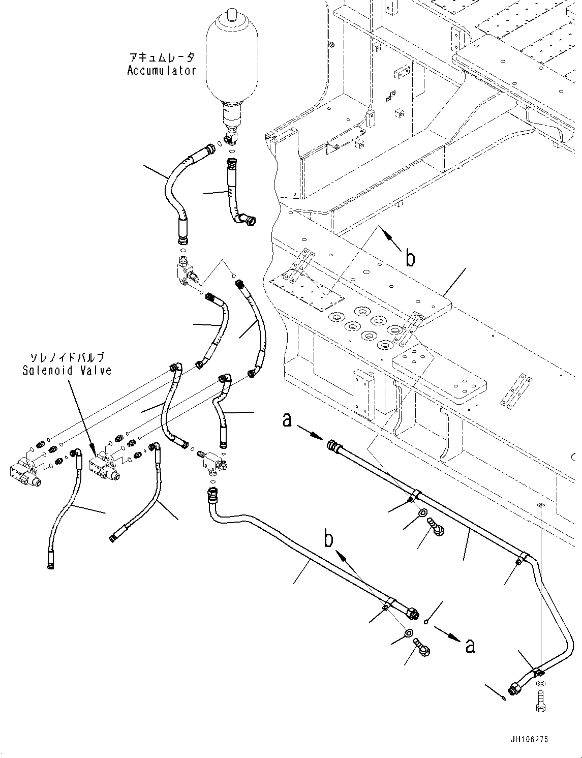 Трубка 2A2-62-23981 KOMATSU