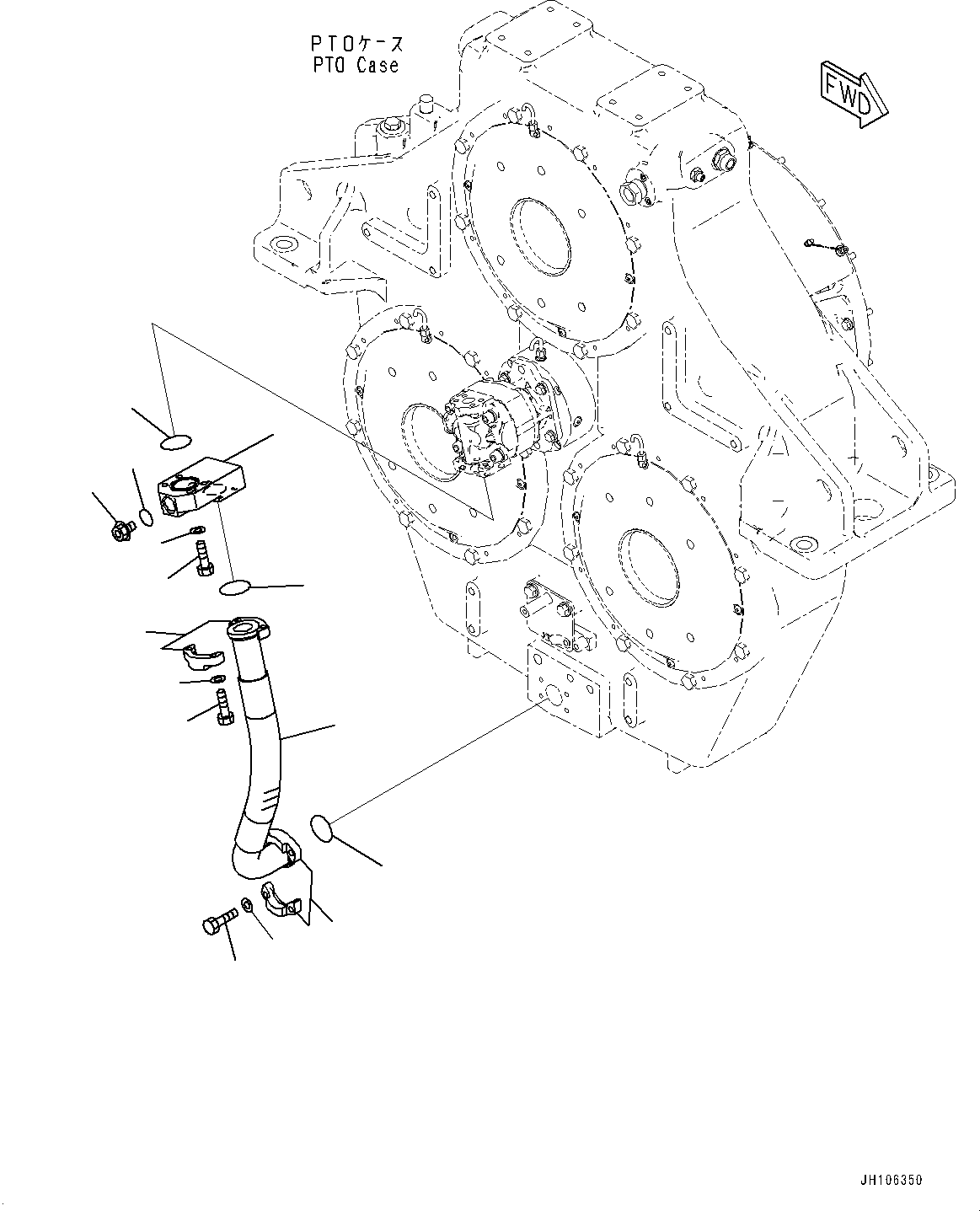 Шланг 2A2-38-21230 KOMATSU