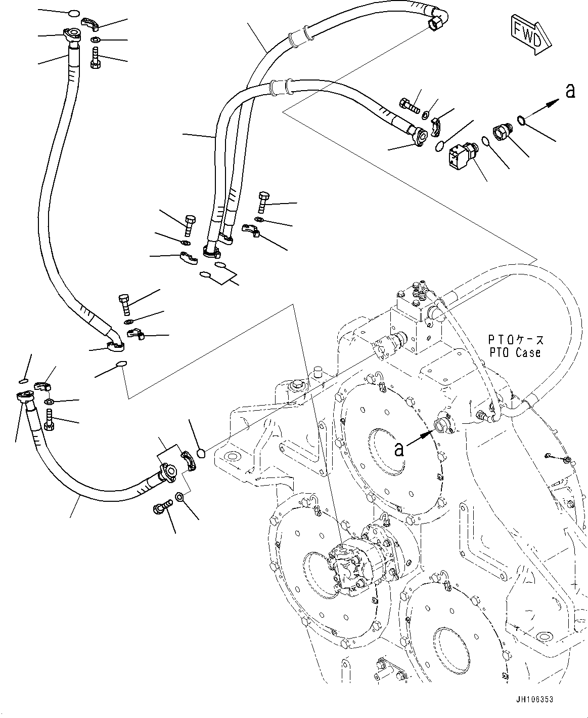 Шланг 07477-010A9 KOMATSU