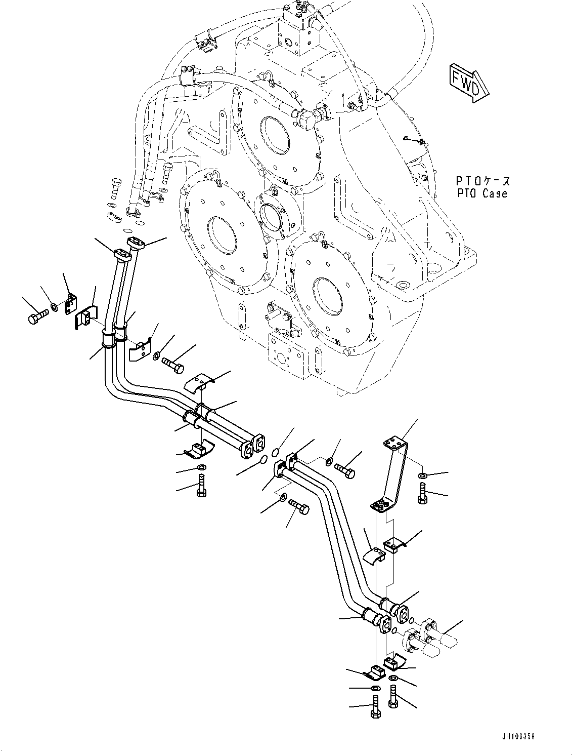Кронштейн 2A2-38-21280 KOMATSU