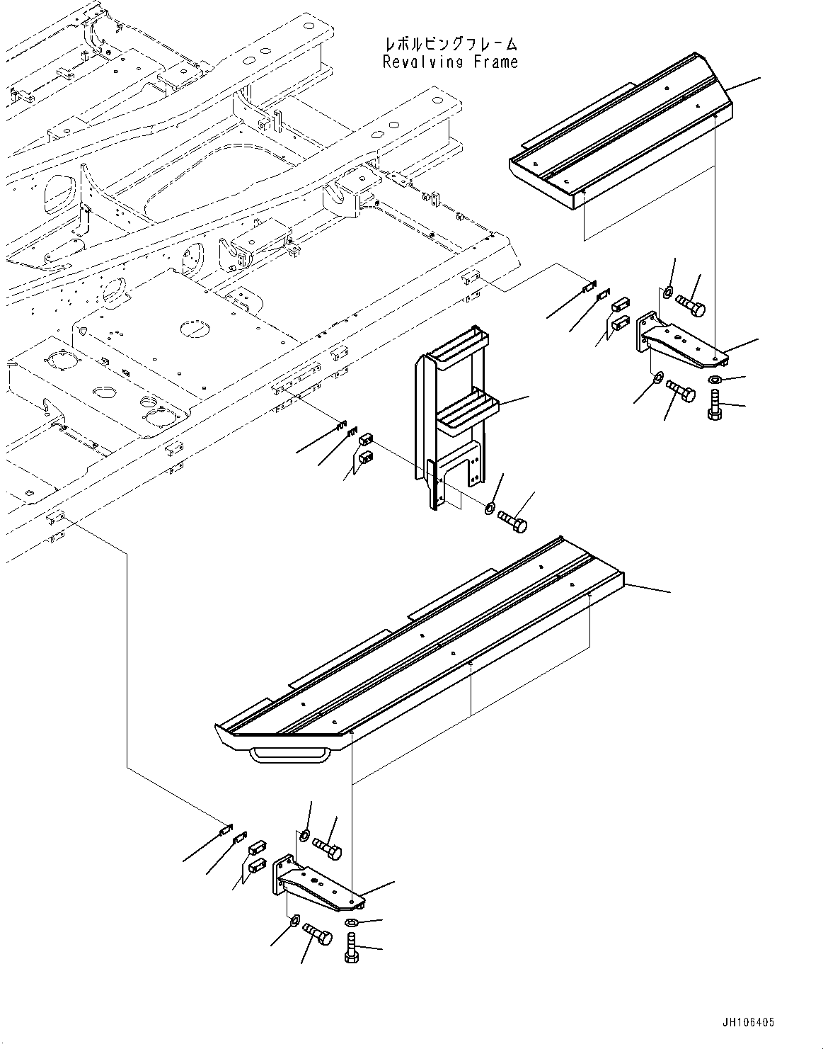 Подножка 2A8-54-14261 KOMATSU