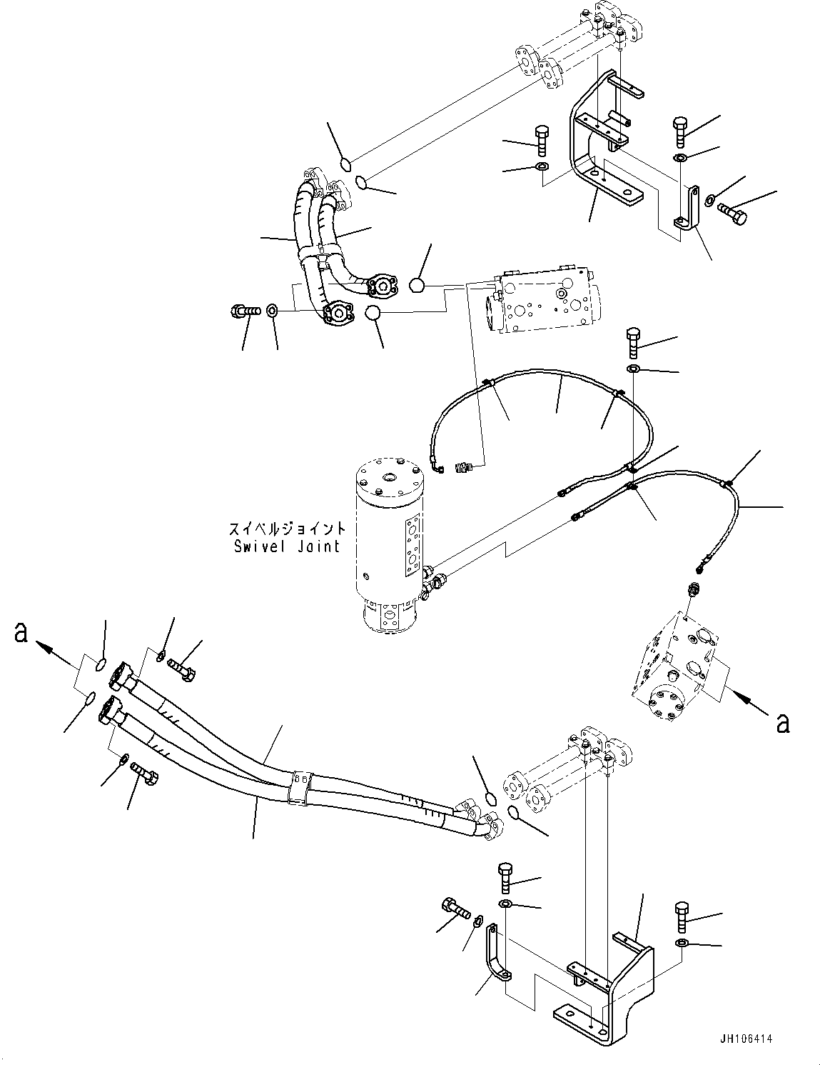 Шланг 2A2-30-25490 KOMATSU