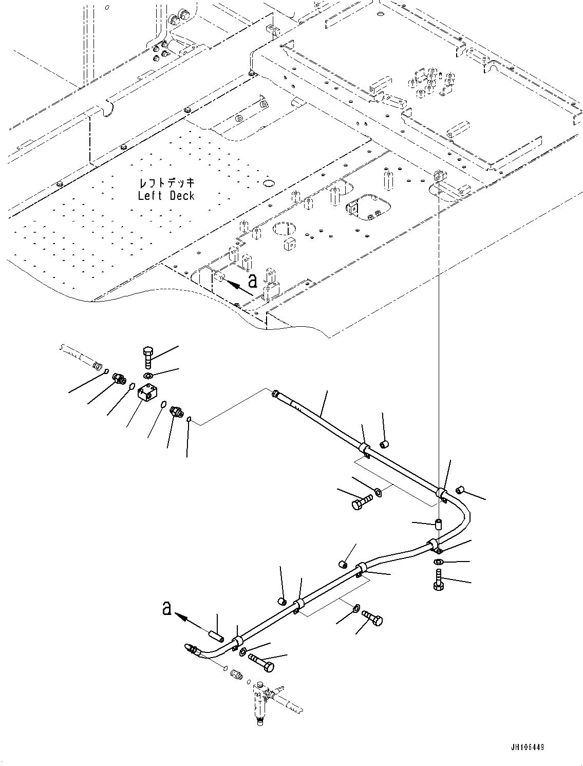 Шланг с торцевым уплотнением 02778-00432 KOMATSU
