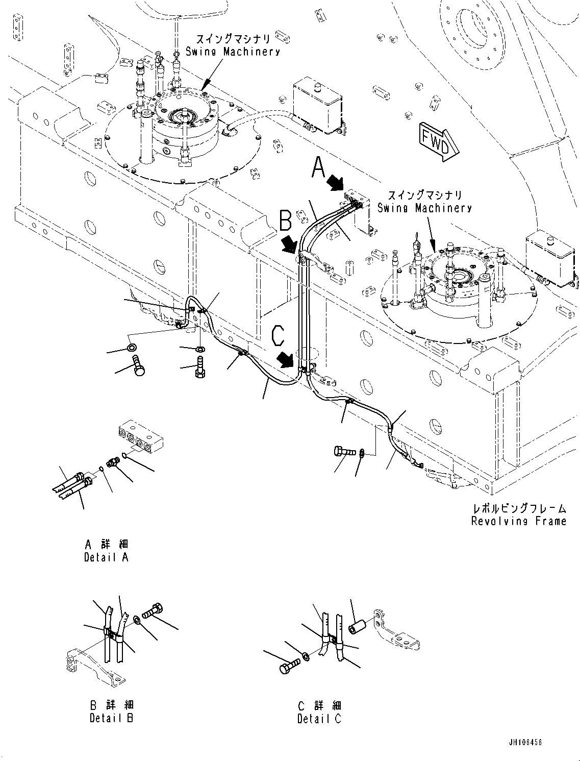 Шланг в сборе 2A2-68-22181 KOMATSU