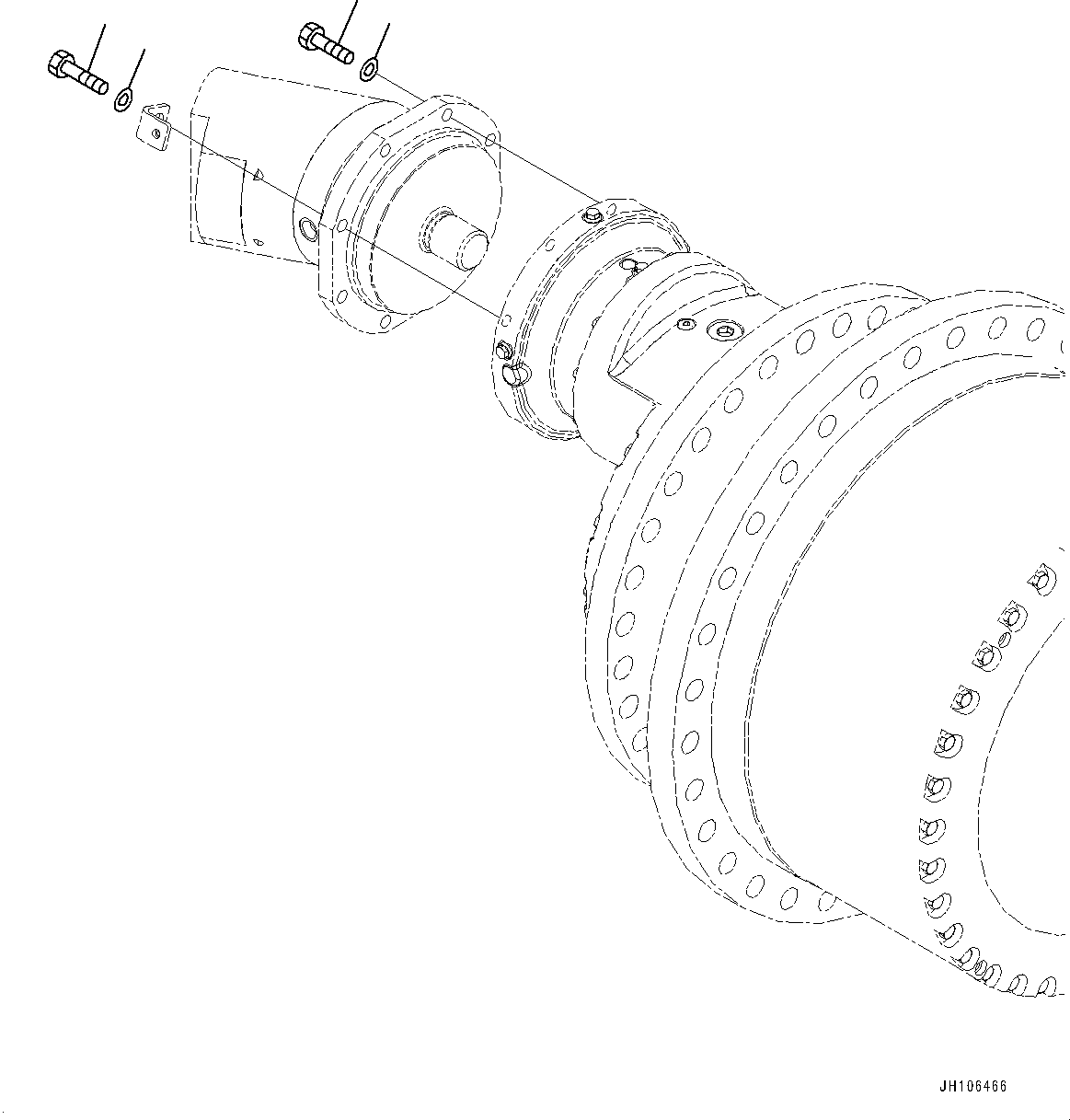 Болт DM307-615-99 KOMATSU