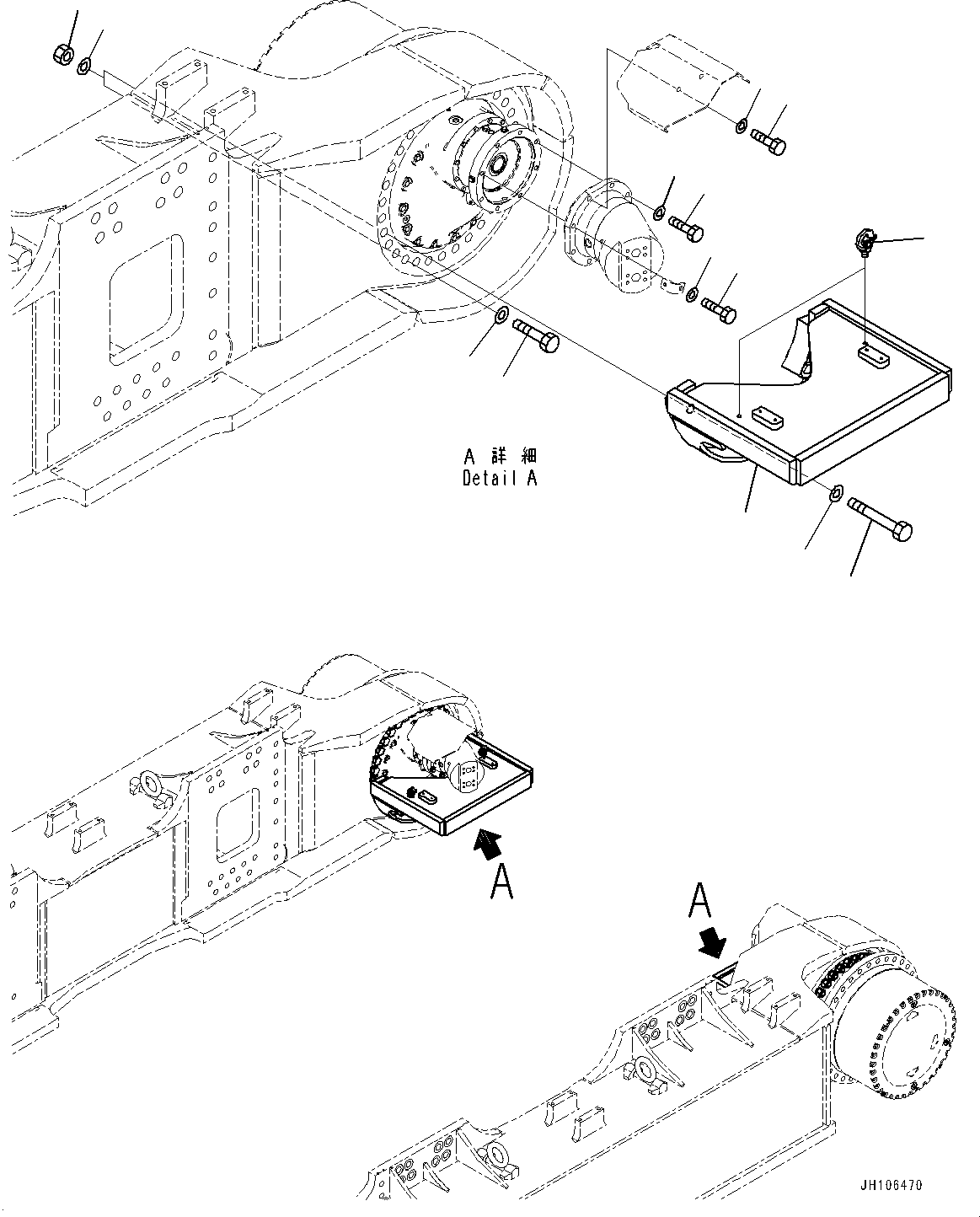 Ограждение 2A2-30-22373 KOMATSU