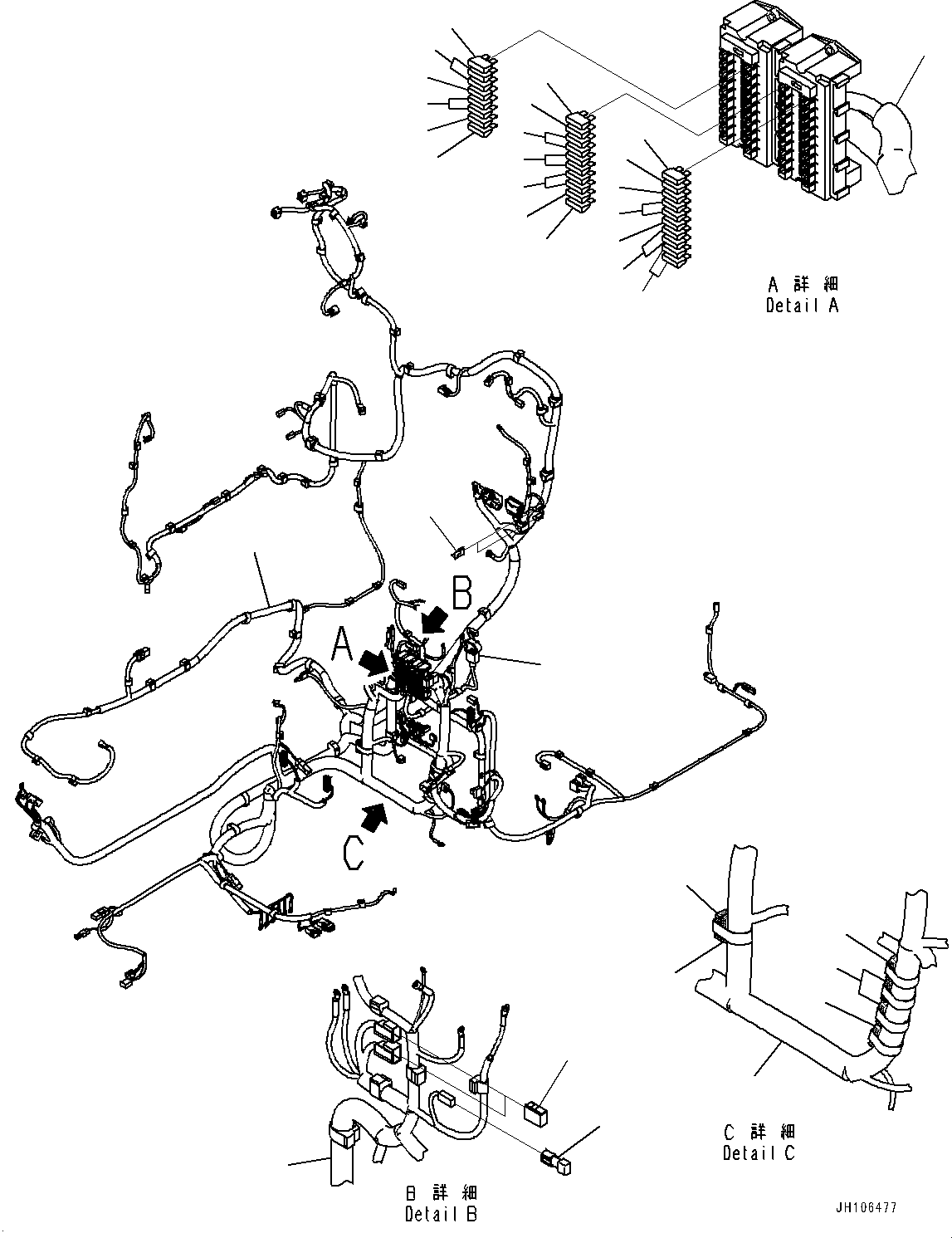 Жгут проводов 21K-06-55210 KOMATSU