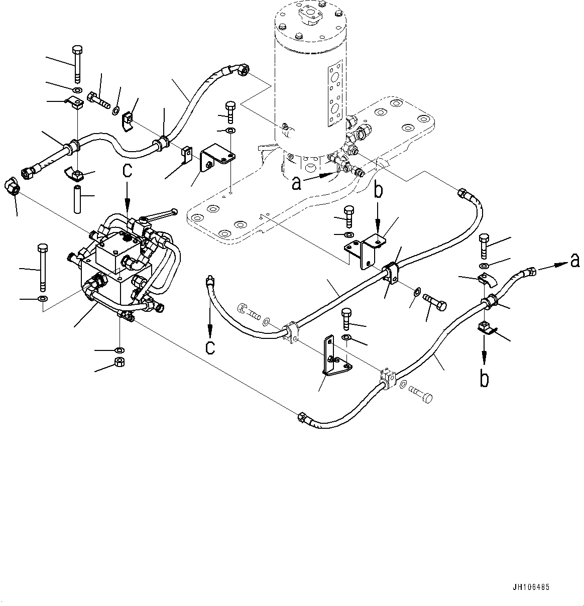 Шланг 2A2-30-25541 KOMATSU