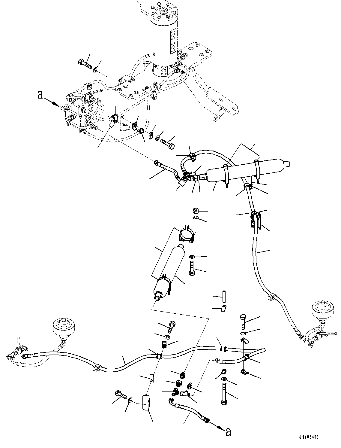 Шланг 2A2-30-25511 KOMATSU