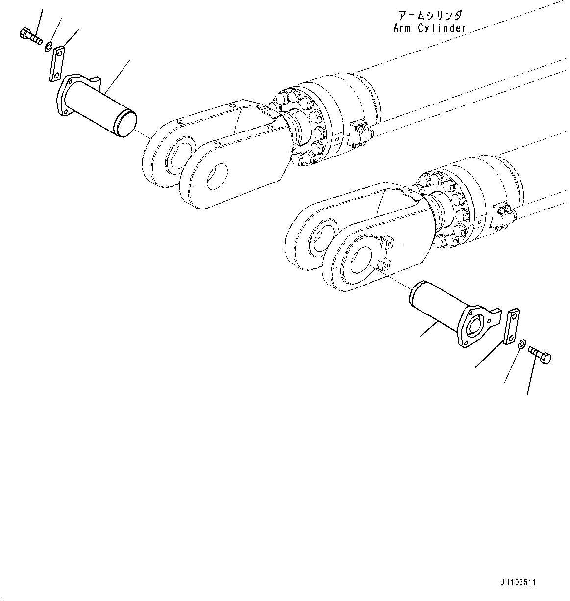 Палец 2A2-70-22343 KOMATSU