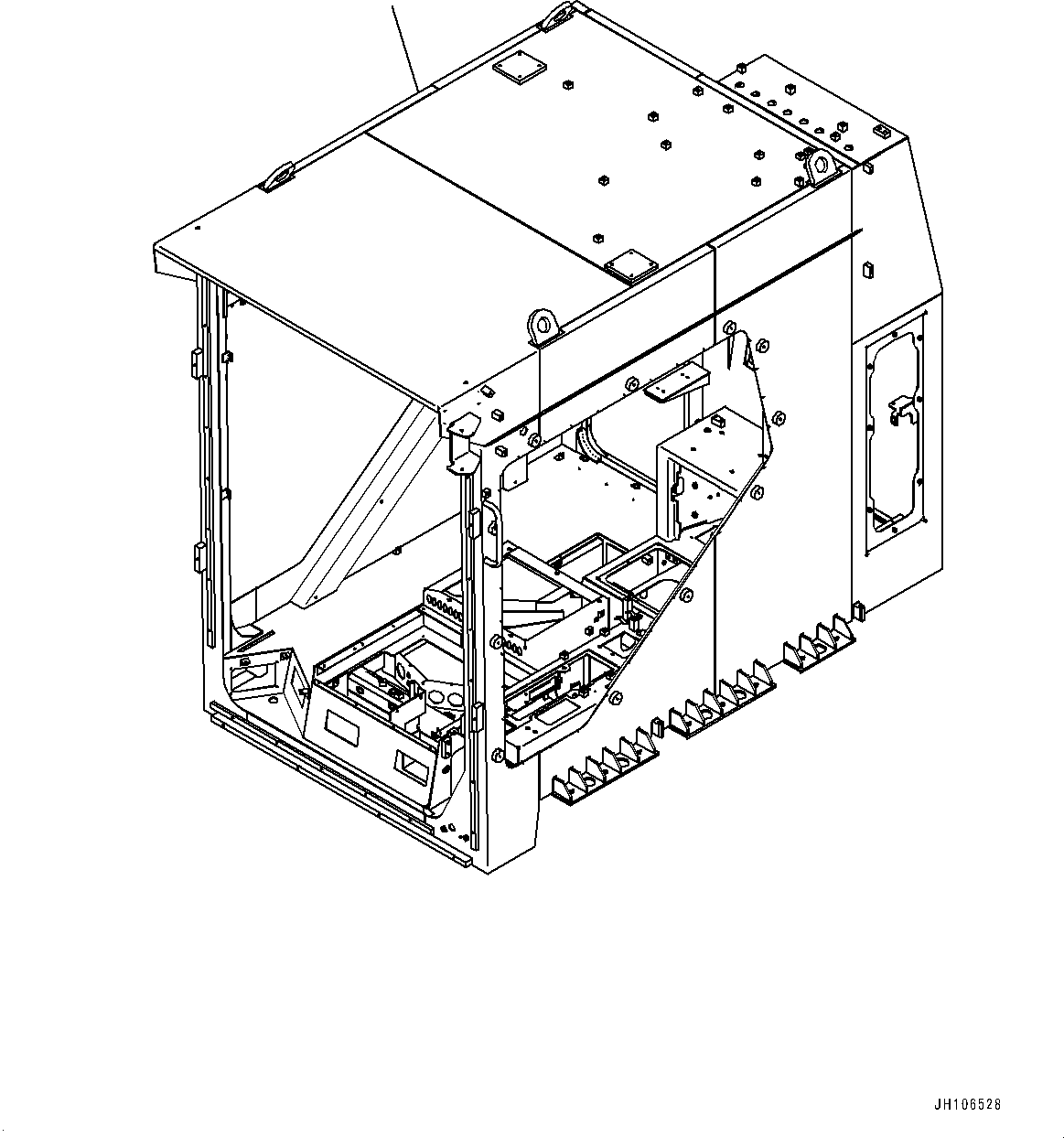 Кабина 2A2-54-28111 KOMATSU