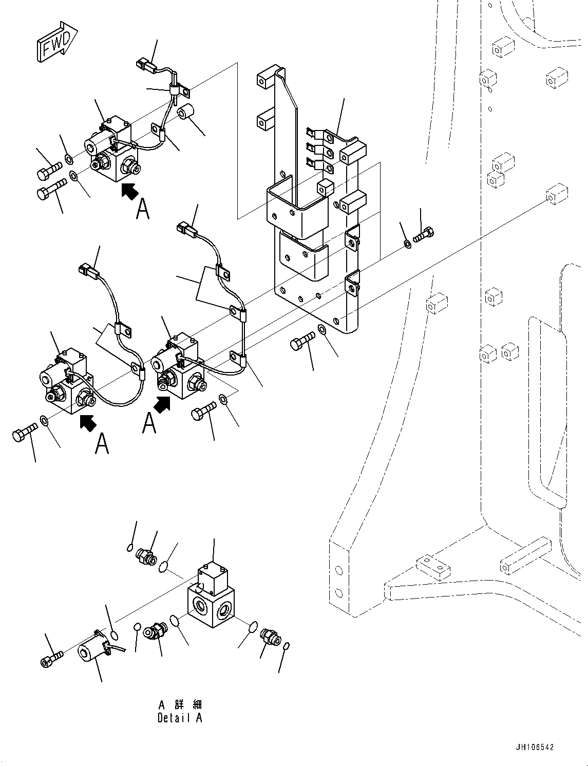Кронштейн 2A2-62-21522 KOMATSU