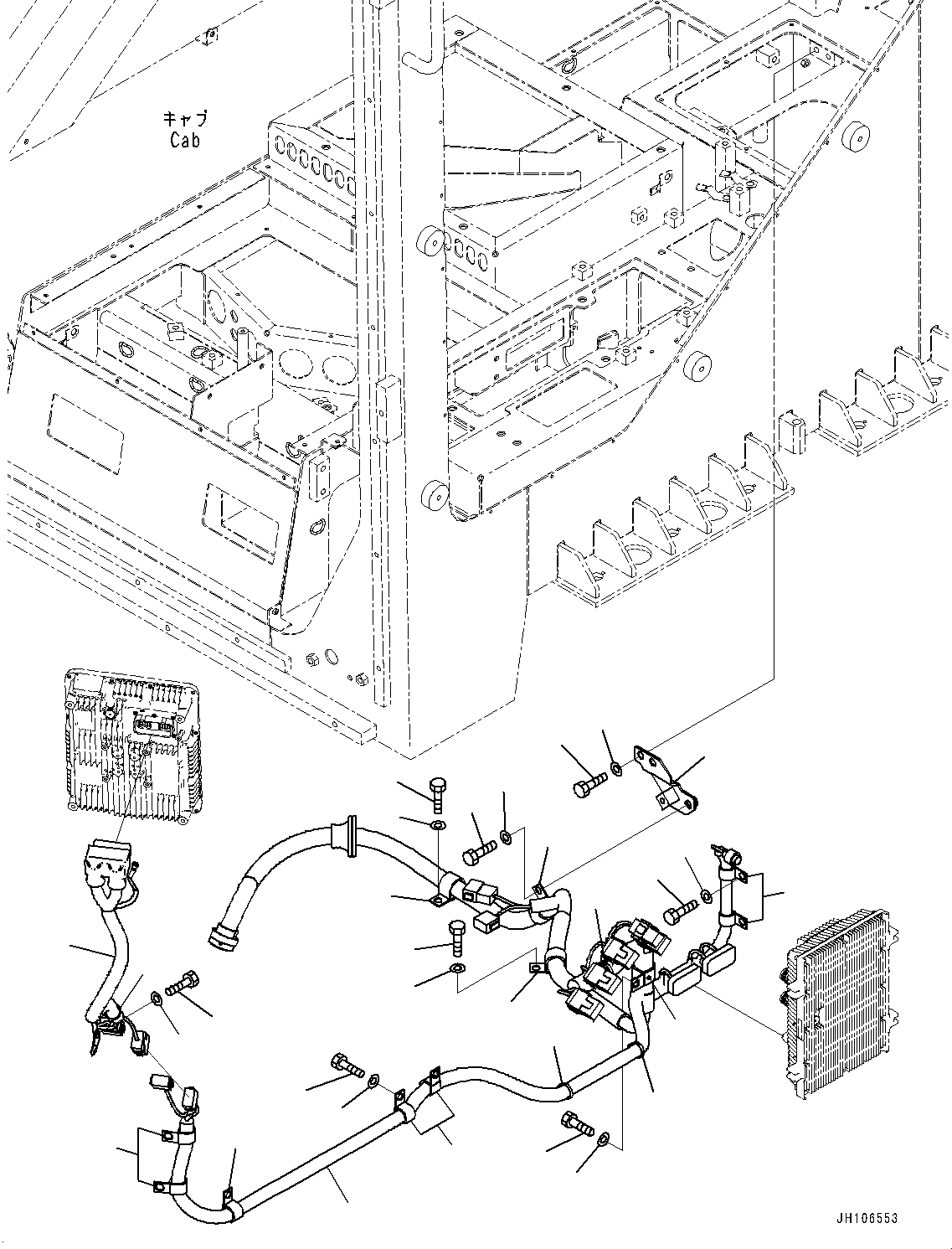Жгут проводов 2A2-06-22161 KOMATSU