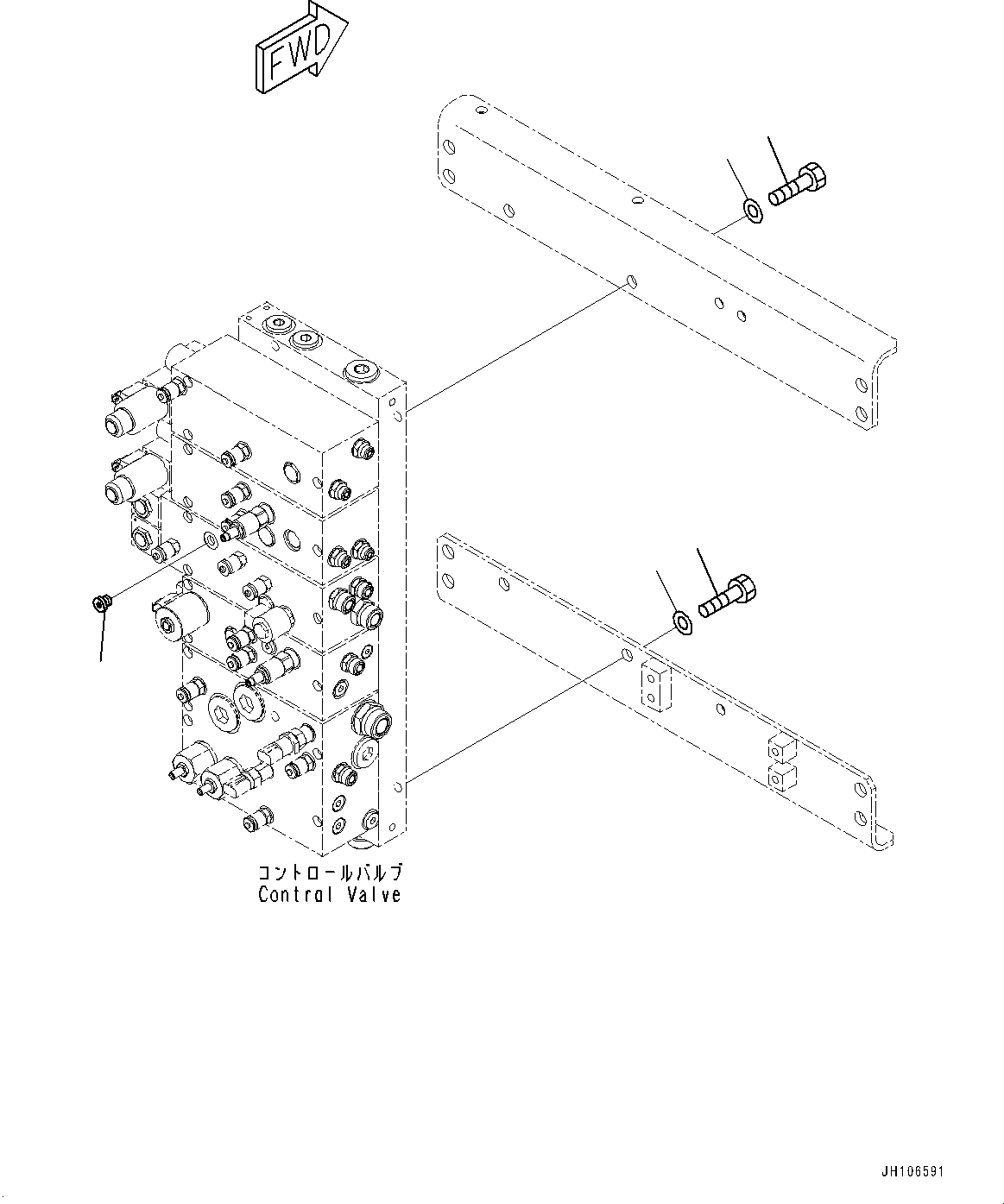 Пробка DM180-113-40 KOMATSU