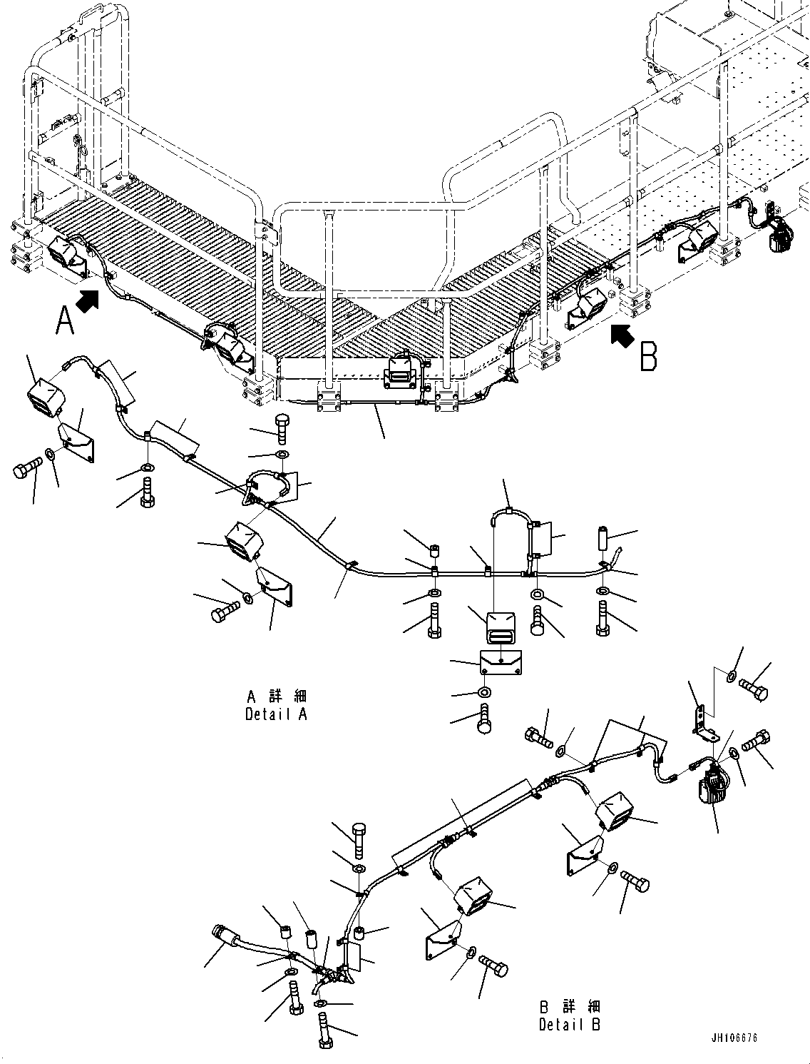 Жгут проводов 2A2-06-21711 KOMATSU