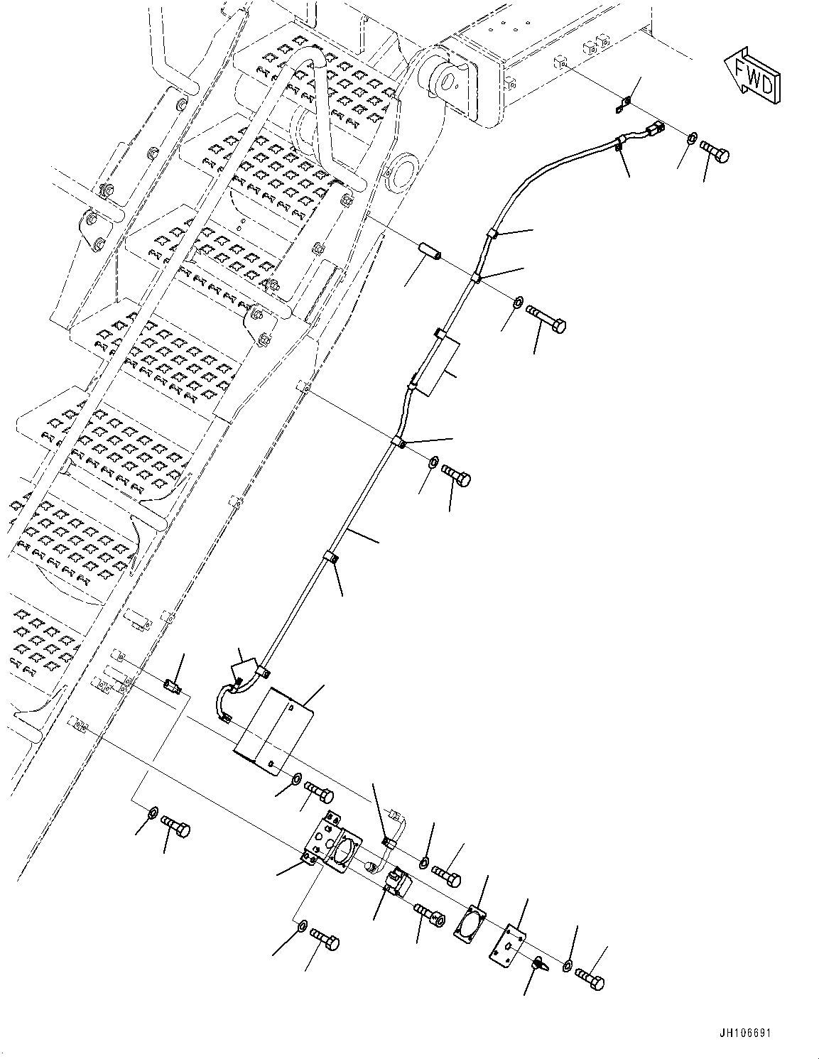 Жгут проводов 2A2-06-21571 KOMATSU