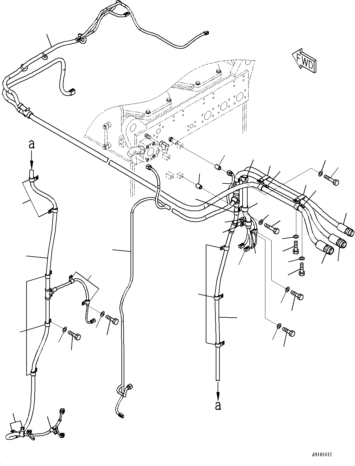 Жгут проводов 2A2-06-21311 KOMATSU