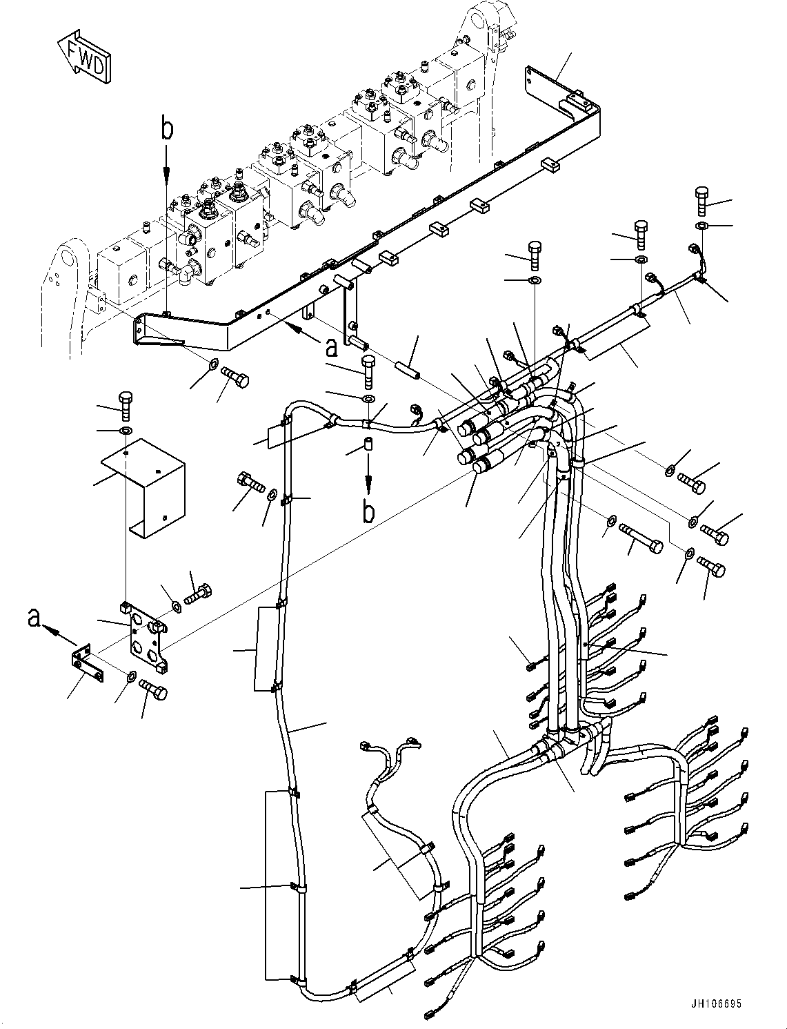 Жгут проводов 2A2-06-21212 KOMATSU