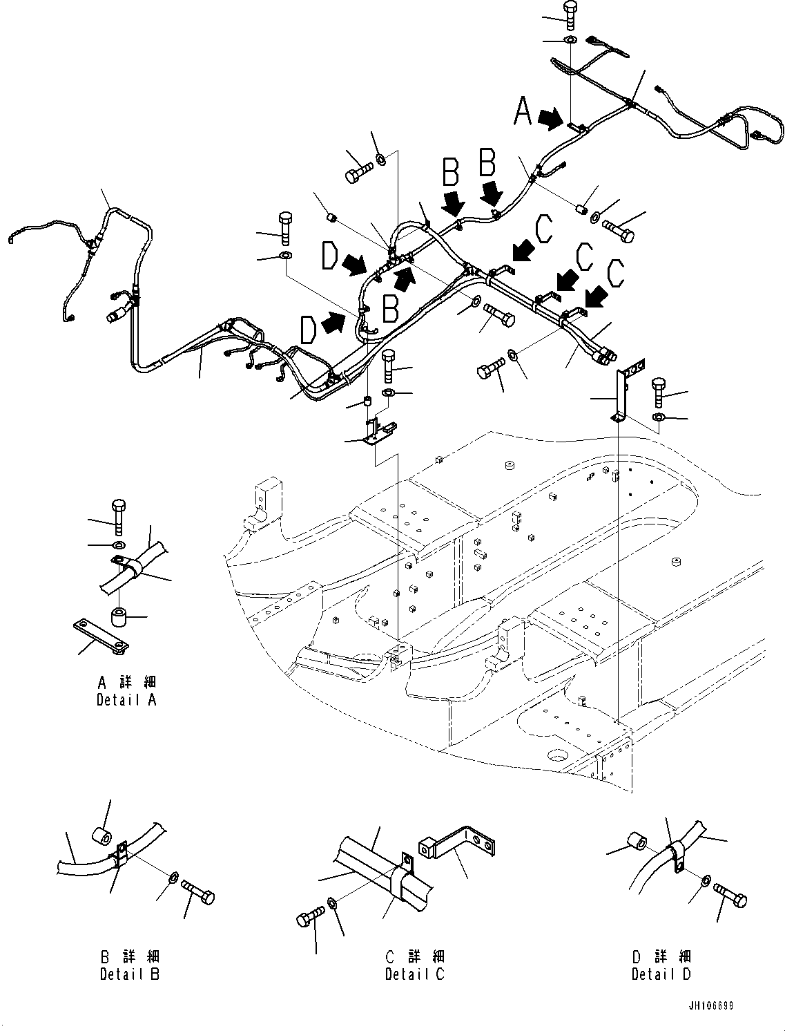 Жгут проводов 2A2-06-21271 KOMATSU