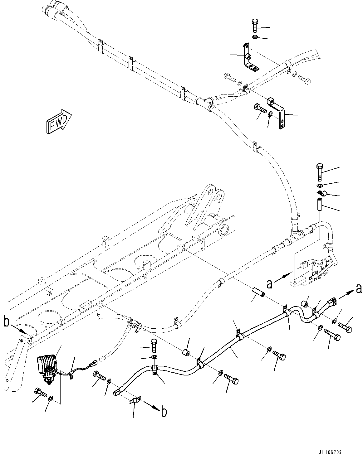 Жгут проводов 2A2-06-21581 KOMATSU