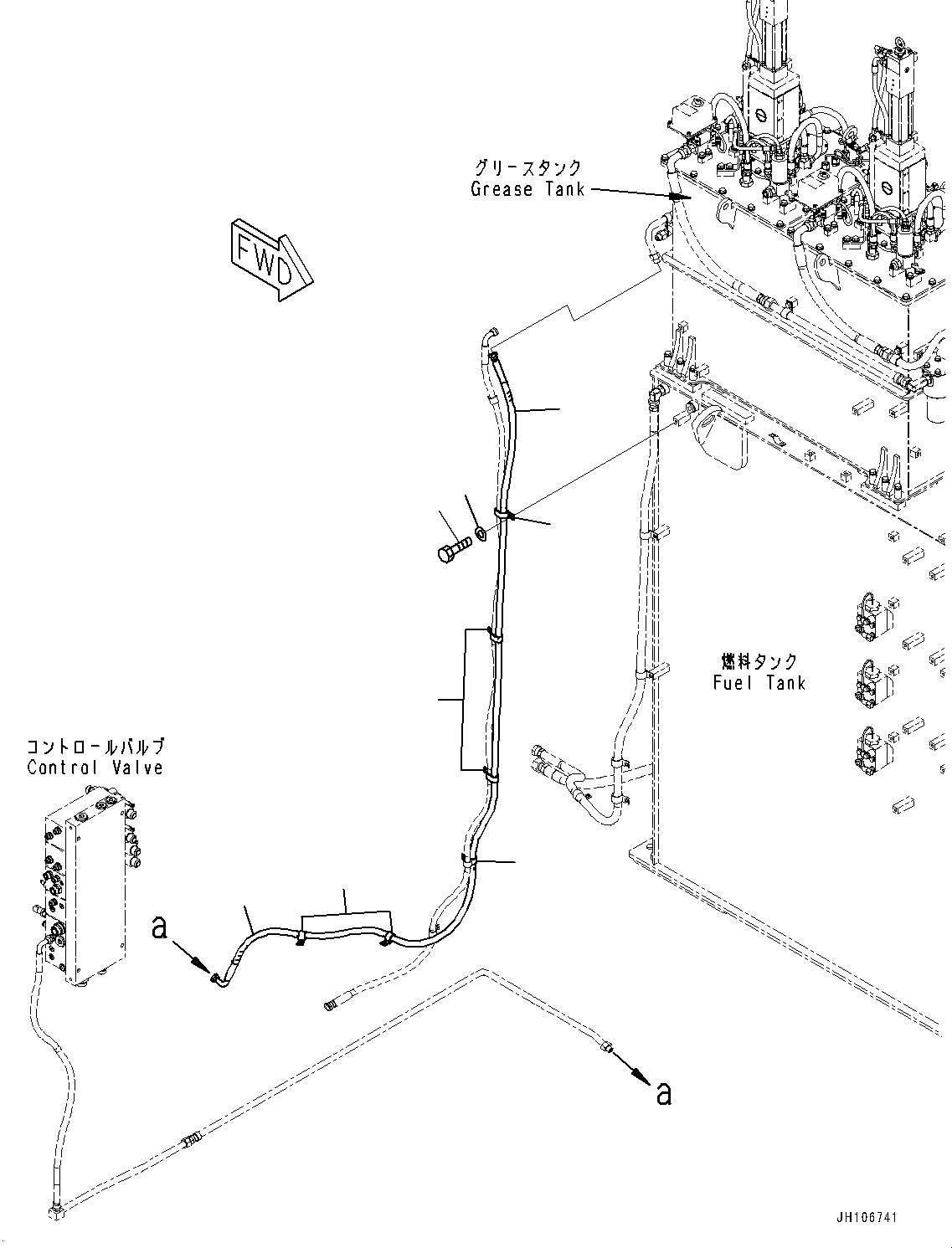 Шланг 02766-00435 KOMATSU