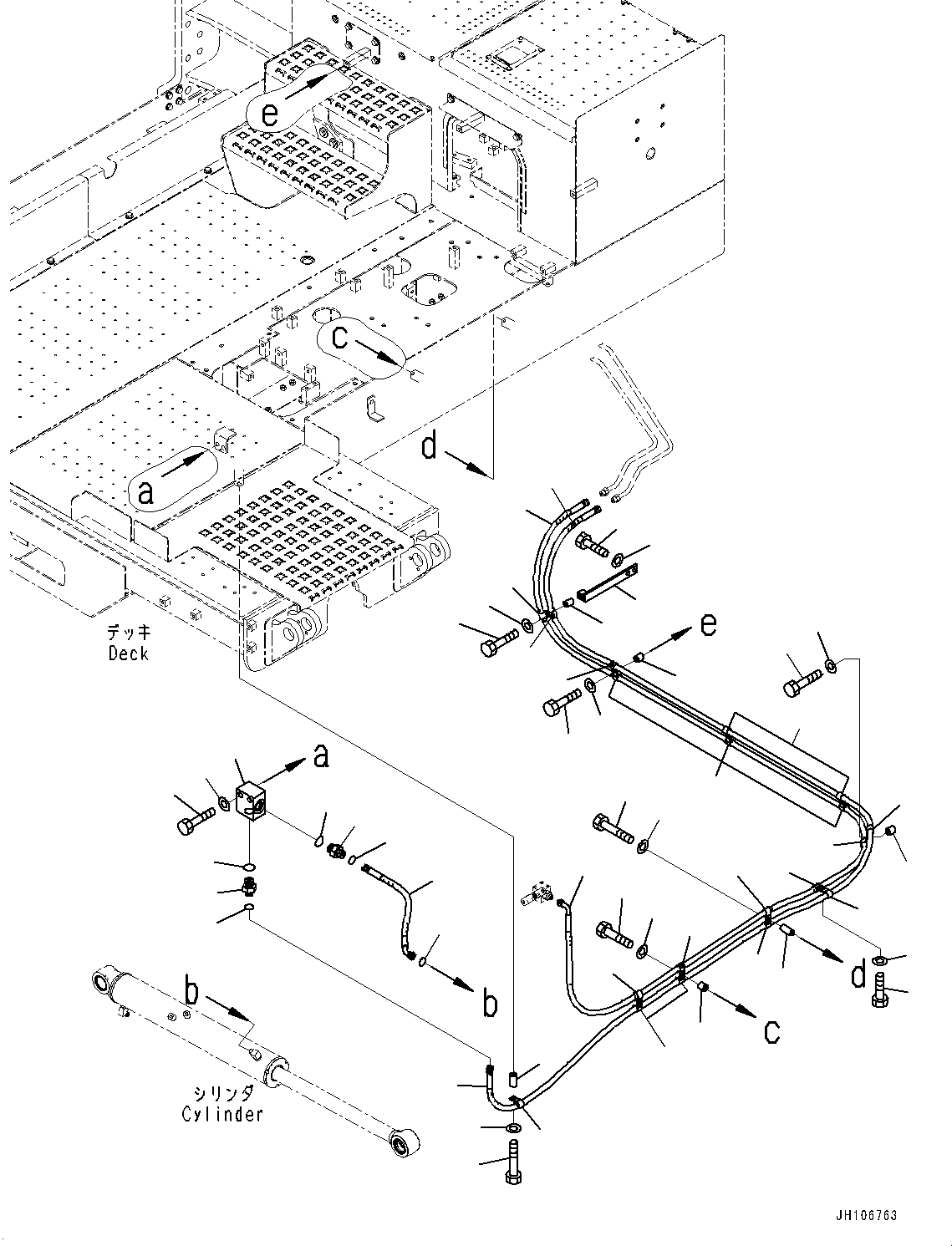 Шланг 02755-003A6 KOMATSU