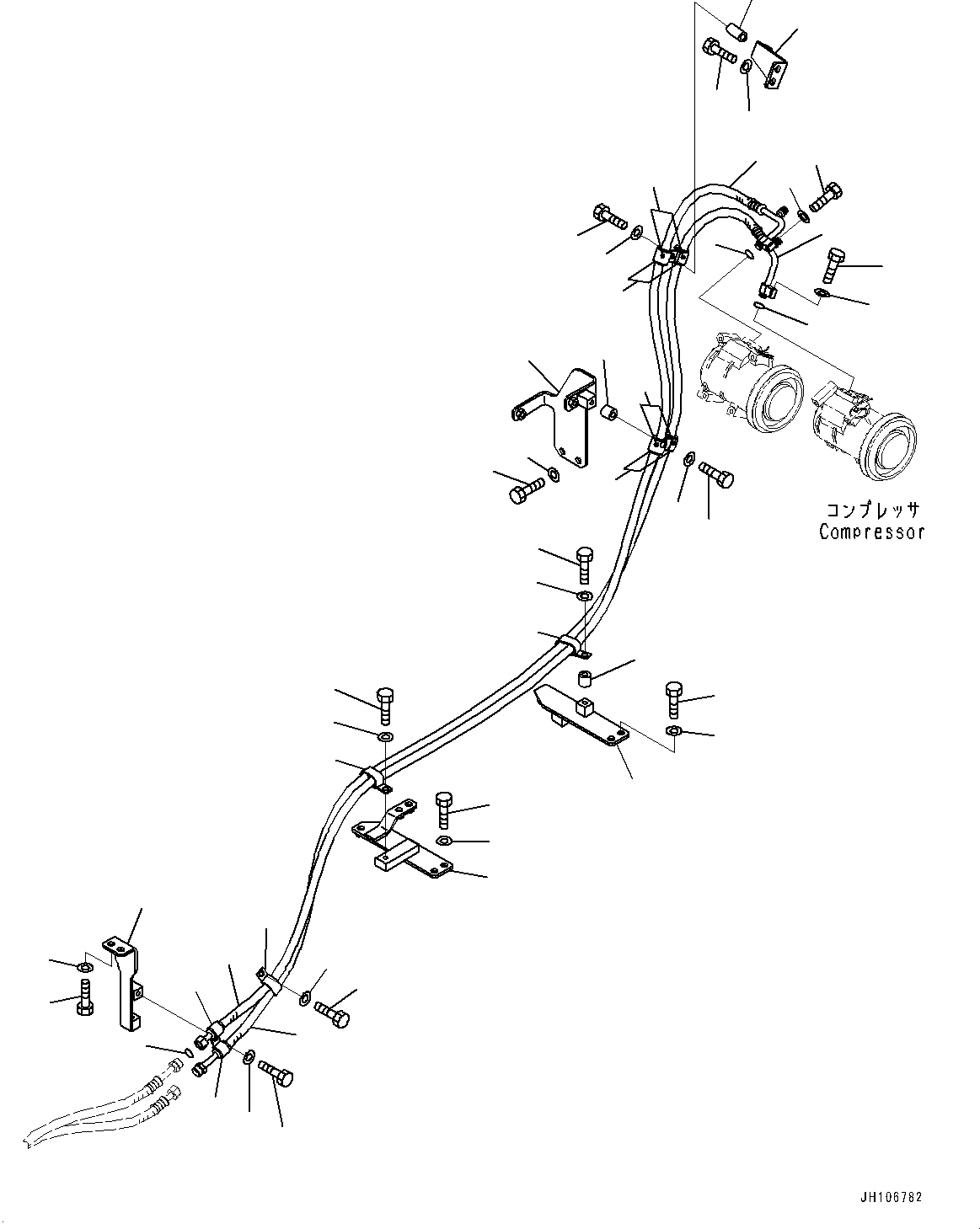 Шланг в сборе 2A2-979-2682 KOMATSU