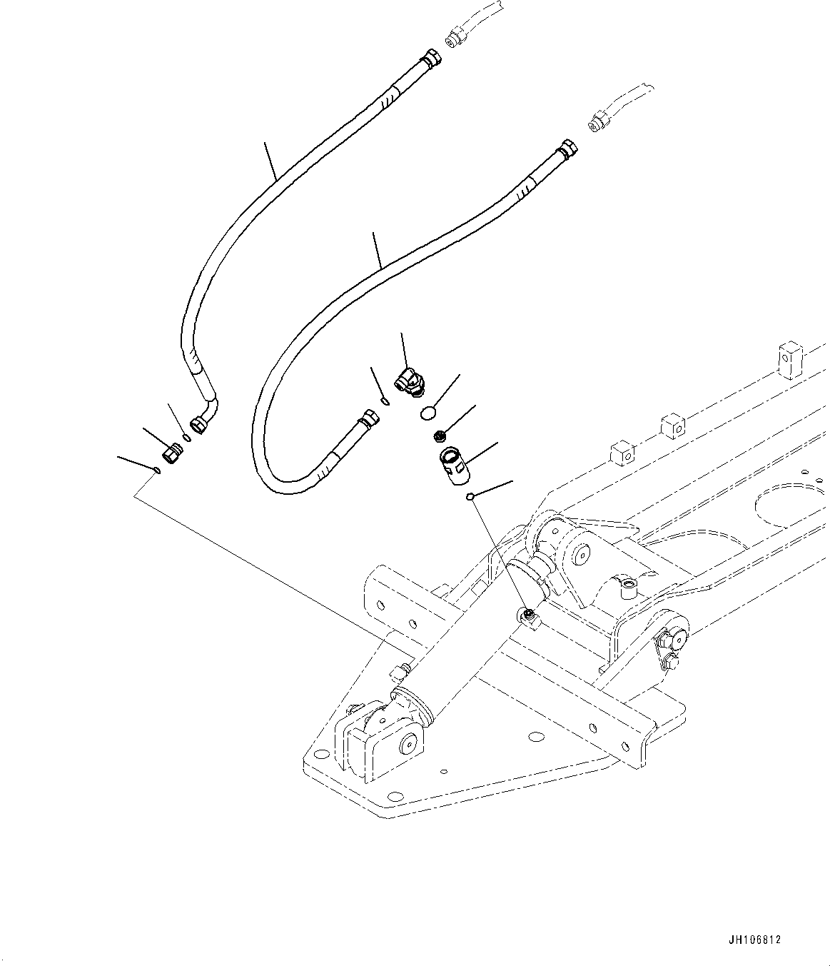 Переходник 2A2-98-21421 KOMATSU