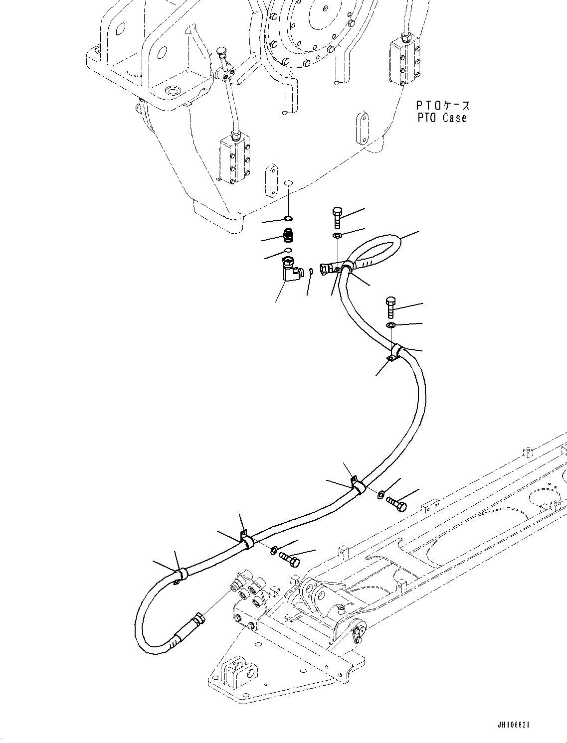 Шланг 2A2-62-27310 KOMATSU