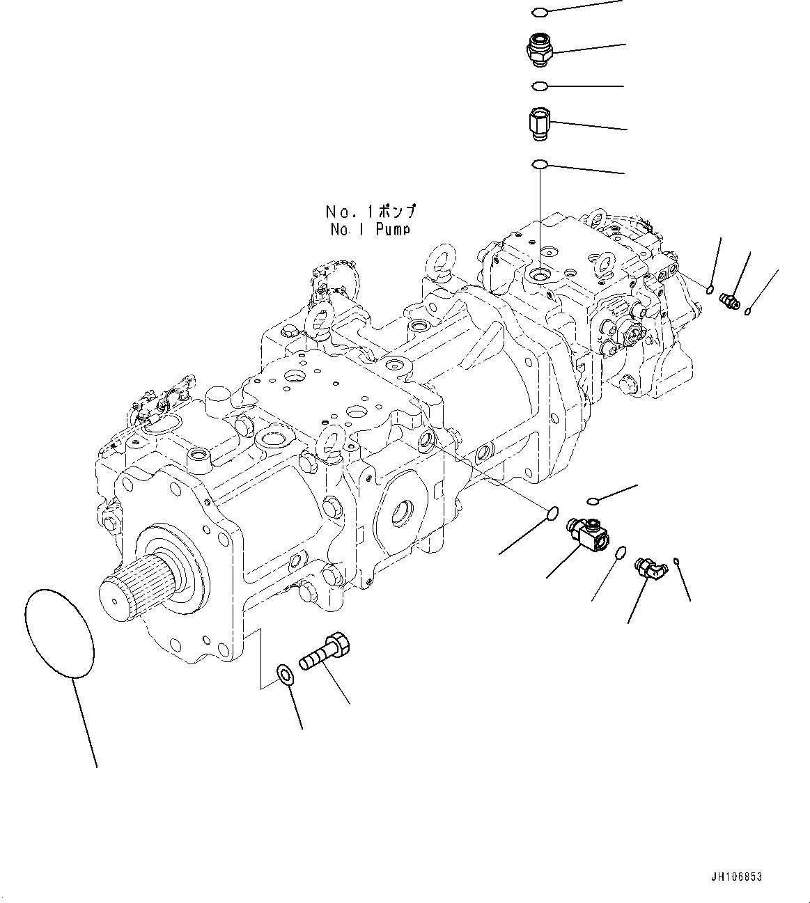 Уплотнительное кольцо круглого сечения DM518-280-98 KOMATSU