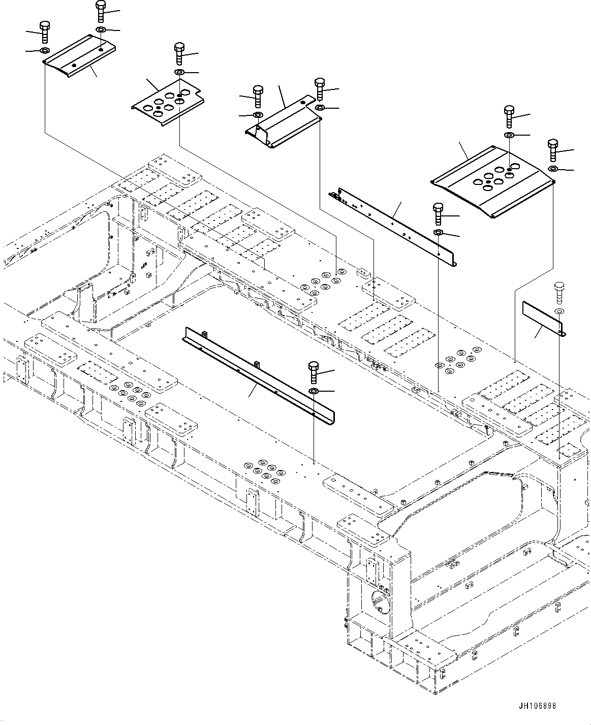 Крышка 2A2-54-22541 KOMATSU
