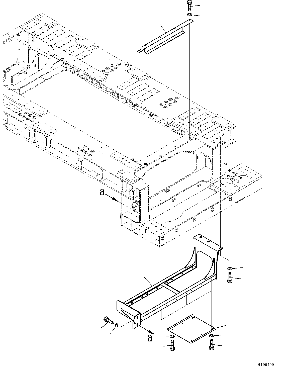Крышка 2A2-54-21781 KOMATSU