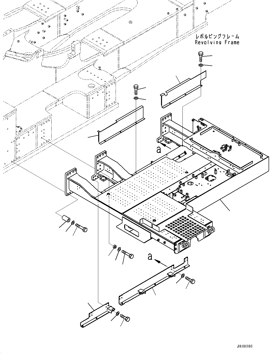 Площадка 2A2-55-23115 KOMATSU