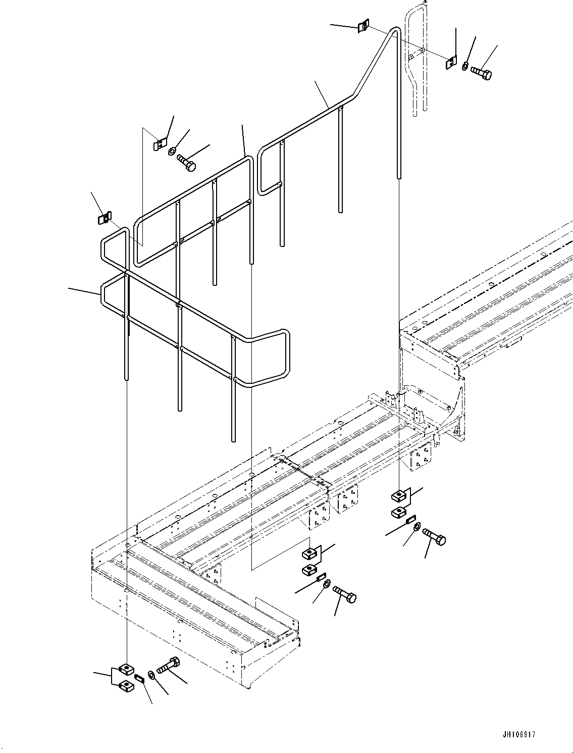 Поручень 2A2-55-25141 KOMATSU