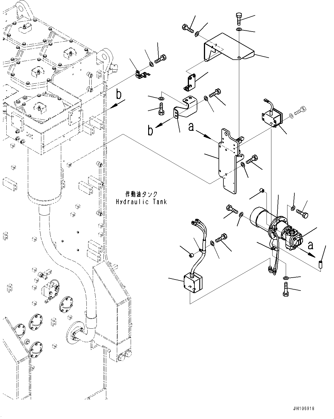 Коробка переключателей в сборе 2A2-06-21891 KOMATSU