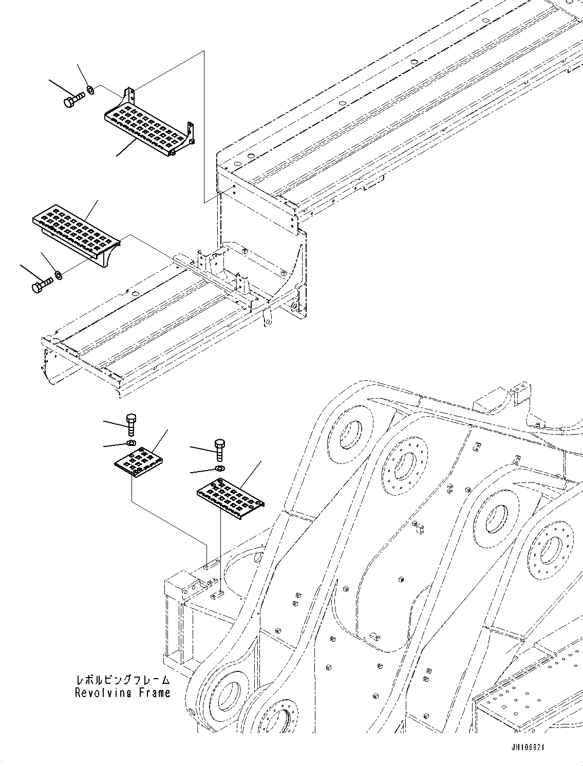 Подножка 2A2-55-25312 KOMATSU