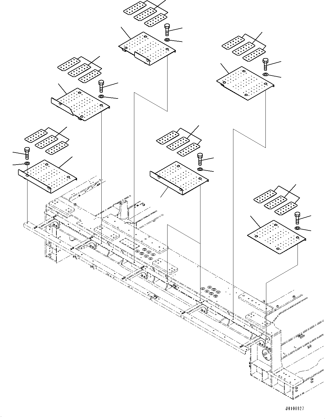 Крышка 2A2-54-24610 KOMATSU