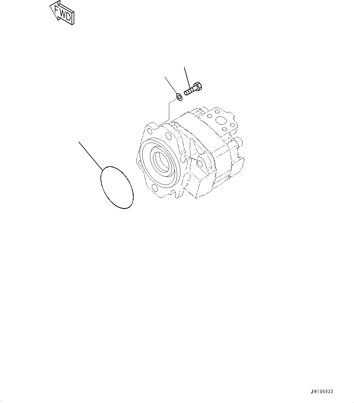 Уплотнительное кольцо круглого сечения DM518-279-98 KOMATSU